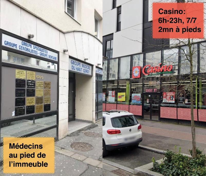 Studio 30M2 - Au Pied De La Gare - Parking Cergy Kültér fotó